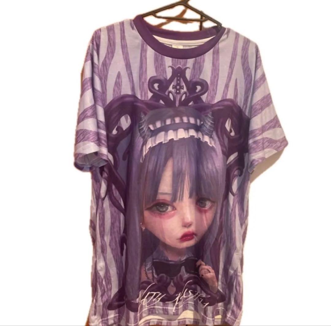 [USED] Disney TOY STORY T-shirt with large print anime characters