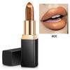 Gouden Lippenstift Nieuwe Mode Waterdichte Matte Lippenstift Langdurige Sexy Lip Stick Zeemeermin Shimmer Lippenstift Luxe Make-up Cosmetische