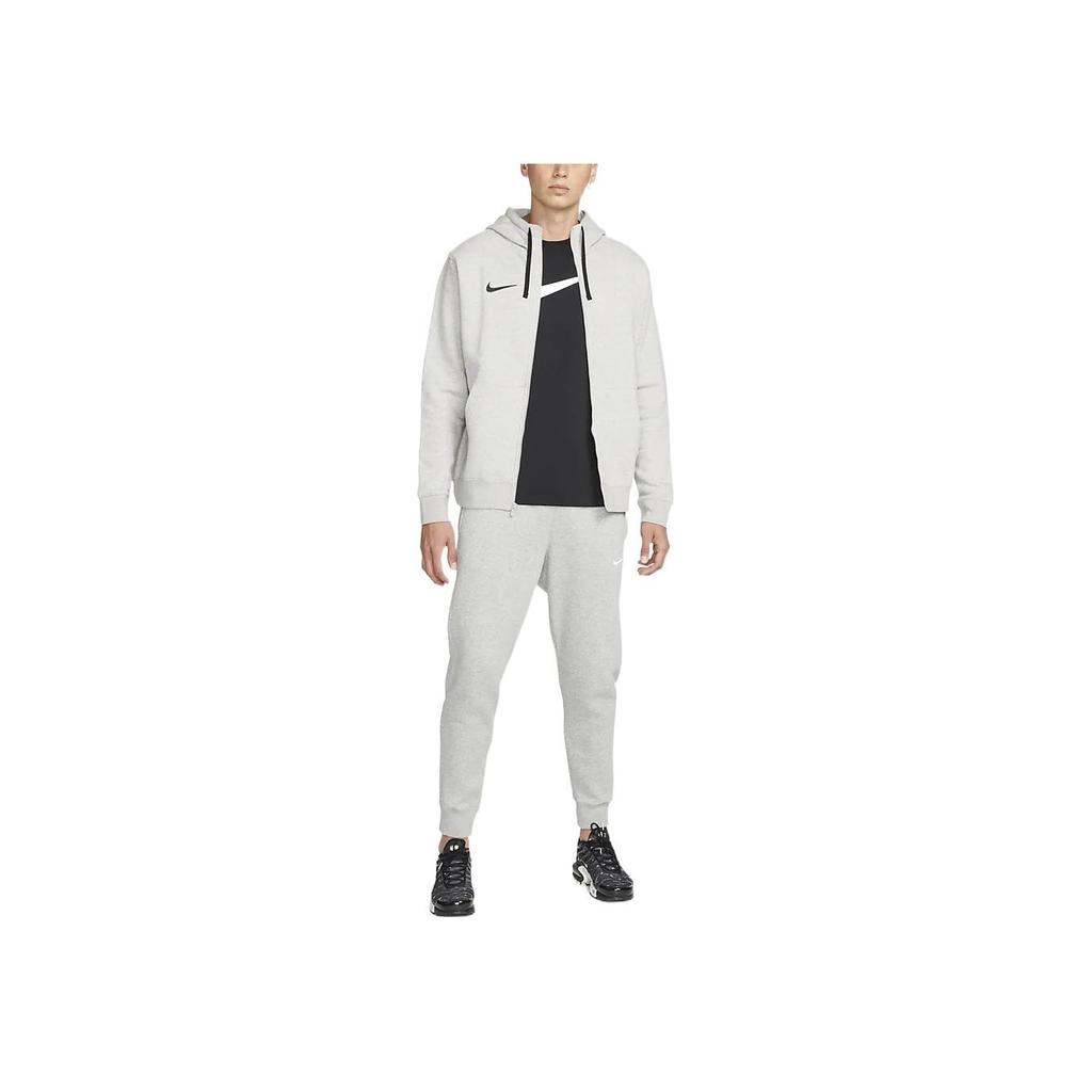 Nike Drawstring Hooded Zip-Up Long Sleeve Sweatshirt Jacket Men Outerwear Gray CW6887-063