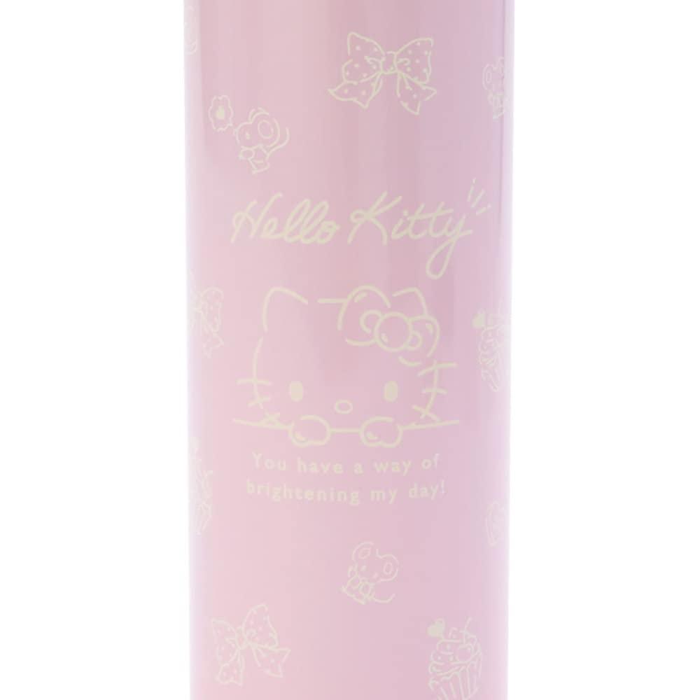 Sanrio Children's Water Bottle 470ml Direct Drinking One Touch Stainless Steel Bottle Hello Kitty Hello Kitty Cold Storage Includes Pouch with Shoulde