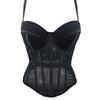 Netz Sexy Taillierte Dame Elegant Formgebend Damen Bustier Mädchen Schlank Abendmode Crops Dame Kurzer Body Shaper