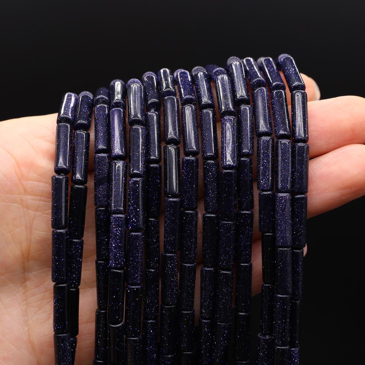 

1 нить бусины из натурального камня длинные цилиндрические кристаллы кварца агата свободные бусины-разделители для изготовления ювелирных изделий DIY ожерелье браслет аксессуары 7x13 мм 1Strand/7x13mm