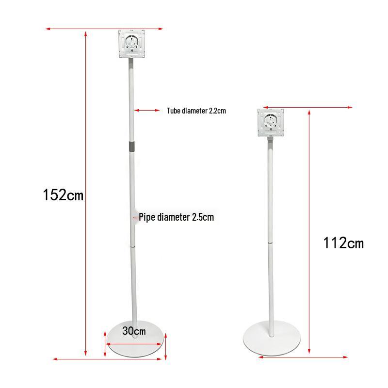 Adjustable Stand for Large Tablet Display with Swivel Head and Bracket