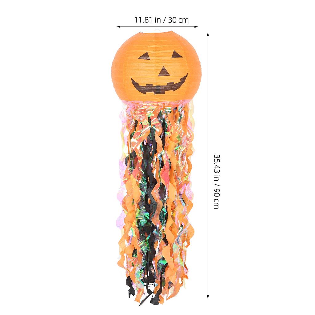 Halloween Pumpkin Skull Paper Lantern Decorative Hanging Lantern Festival Party Prop Lightweight Exquisite Craft Home Garden
