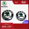 Autocolant Auto 2025 Embleme Noi Față și Spate pentru SKODA Octavia Fabia Superb Rapid Scala Yeti Kodiaq Karoq Kamiq