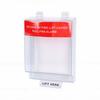 Fire Alarm Pull Station Cover Transparent Manual Emergency Switch Protective Guard Water Proof Rainproof for Home