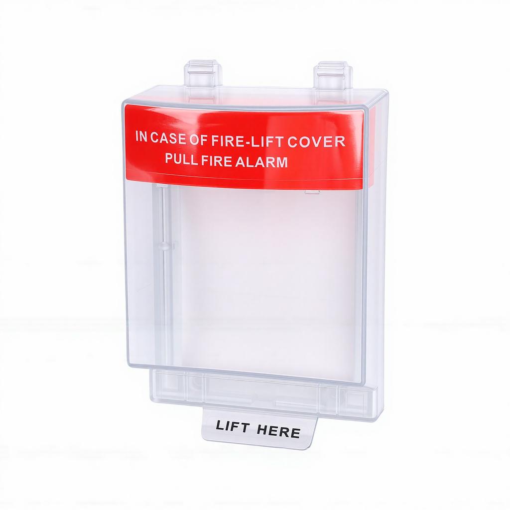 Fire Alarm Pull Station Cover Transparent Manual Emergency Switch Protective Guard Water Proof Rainproof for Home