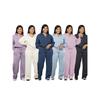 Fashion Striped Women's Set V-neck Long Sleeve Sweatshirt and SweatPants Tracksuit Winter Two 2 Piece Set Outfit