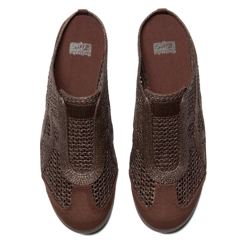Onitsuka Tiger MEXICO 66 SABOT Closed Toe Slippers Unisex Dark Brown