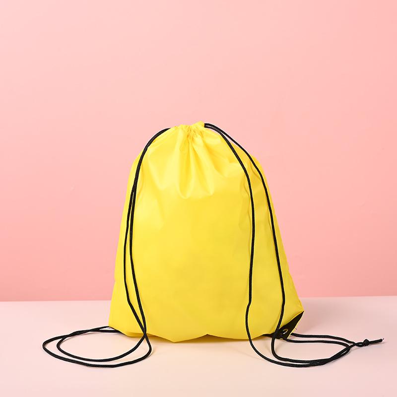 Reusable Drawstring Shopping Bag Backpack Oxford Cloth Bags for Food/Travel/Outdoor Grocery Bags