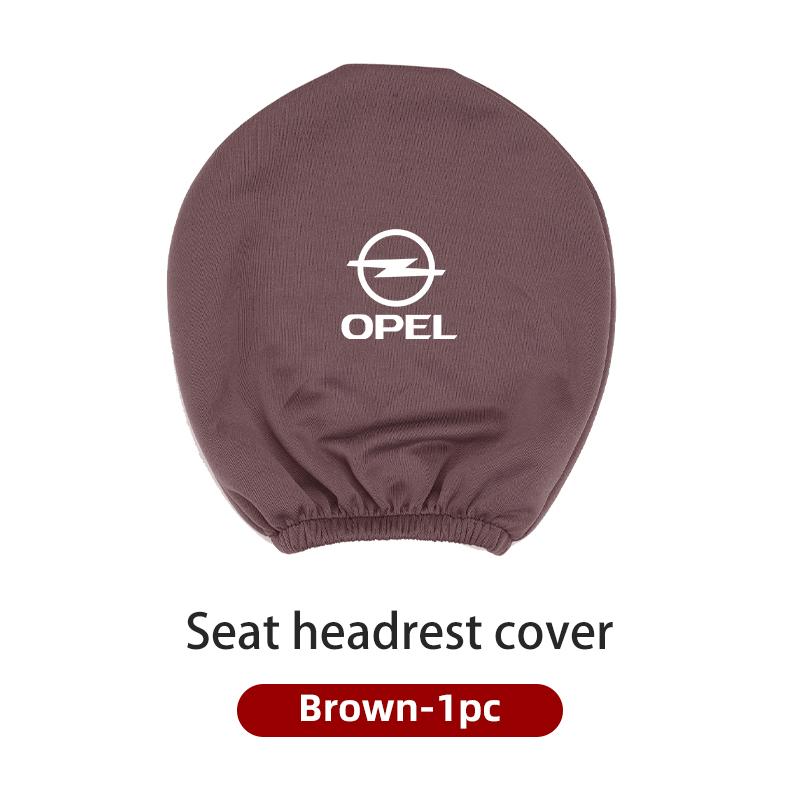Universal Car Seat Headrest Cover Protective Cover Accessories For Opel Corsa Astra Insignia Vectra Zafira Meriva Mokka