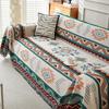 Boho Cotton Linen Sofa Cover Towel Ethnic Style Geometric All-Cover Outdoor Camping Blanket Multifunctional Decor Sofa Covers