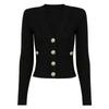 In Stock: Spring and Autumn New Women's Fashion Classic High-Quality Versatile Top, Knit Sweater, Cardigan 22010