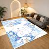 Blue Bunny Living Room Nonslip Area Rug Soft Carpet For Bedroom Game Playroom Sofa Office Home Decor Doormat Christmas Gift C926488