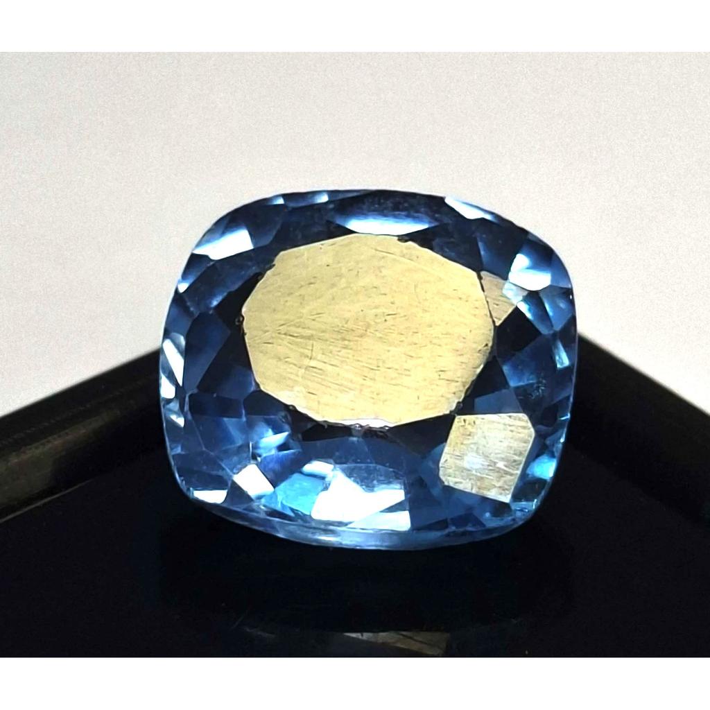 Certified Natural Sky Blue Aquamarine Cushion Cut 5-7 Ct Fabulous Gemstone