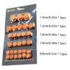 30pcs Motorcycle Screw Nut Cover Caps Bolt Covers for Car Motorcycle Modification Accessories Screw