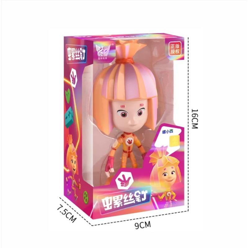 Cartoon The Fixies Simka Nolik Digit Tom-Thomas Fire Papus Action Figures Joint Movable Doll Screw Family Collectible Toys Gifts