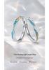 999 Sterling Silver Dawn Glow Adjustable Couple's Rings: Unique Design for Men and Women