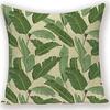 New Nordic Green Plant Printed Pillow Case Sofa Pillow Leaf Series Decorative Pillow Linen