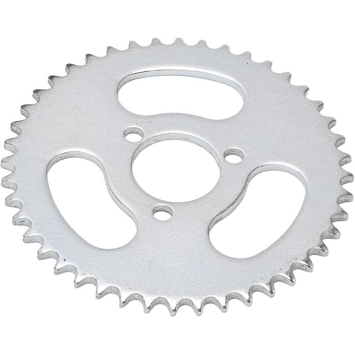 T8F Front and Rear Sprocket Chain,Steel Motor Chain Sprocket Set for Modified Karts ATVs and Mini Motorcycles E Conversion Accessories