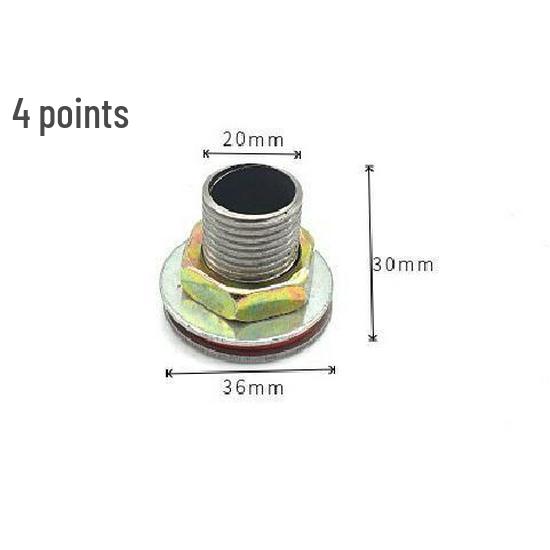 

Stainless Steel 4-Point Thread Oil Drum Tank Connector