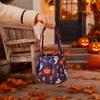Baizihuahu Halloween Candy Bucket for Kids, Non-Woven Trick or Treat Tote Basket, Pumpkin Ghost Snack Holder with Handle Party Favors