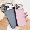 Luxury Plating AG Matte Glass Back Phone Case For iPhone 14 15 16 17 Pro Max Full Lens Camera Protection Shockproof Hard Cover