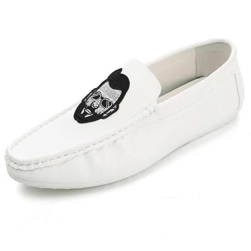 Korean version of tide shoes classic Doudou shoes men's European station casual shoes versatile British tide one-pedal lazy shoes