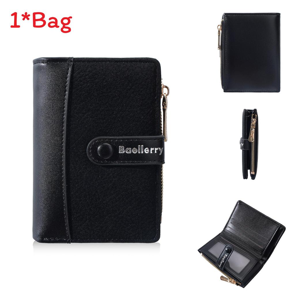 Baellerry Womens Wallet Pu Leather Crossbody Card Holder With Expandable Storage For Daily Use