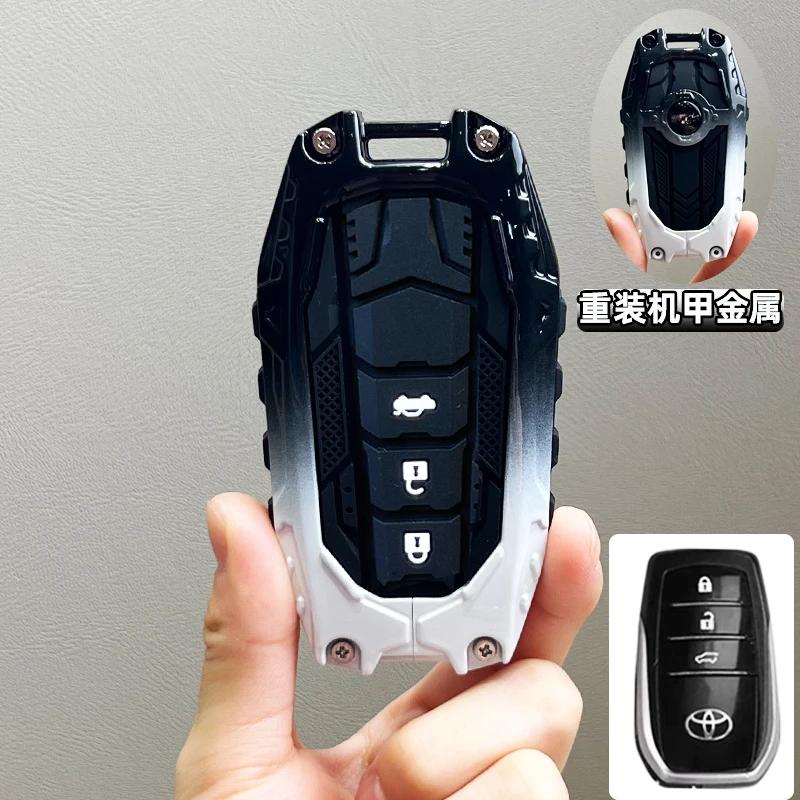 bsqrw5 Car Remote Key Case Cover for Toyota GR RAV4 Crown Hilux Fortuner Corolla SE 2023 Camry Yaris Land Cruiser Prado Venza Accessory