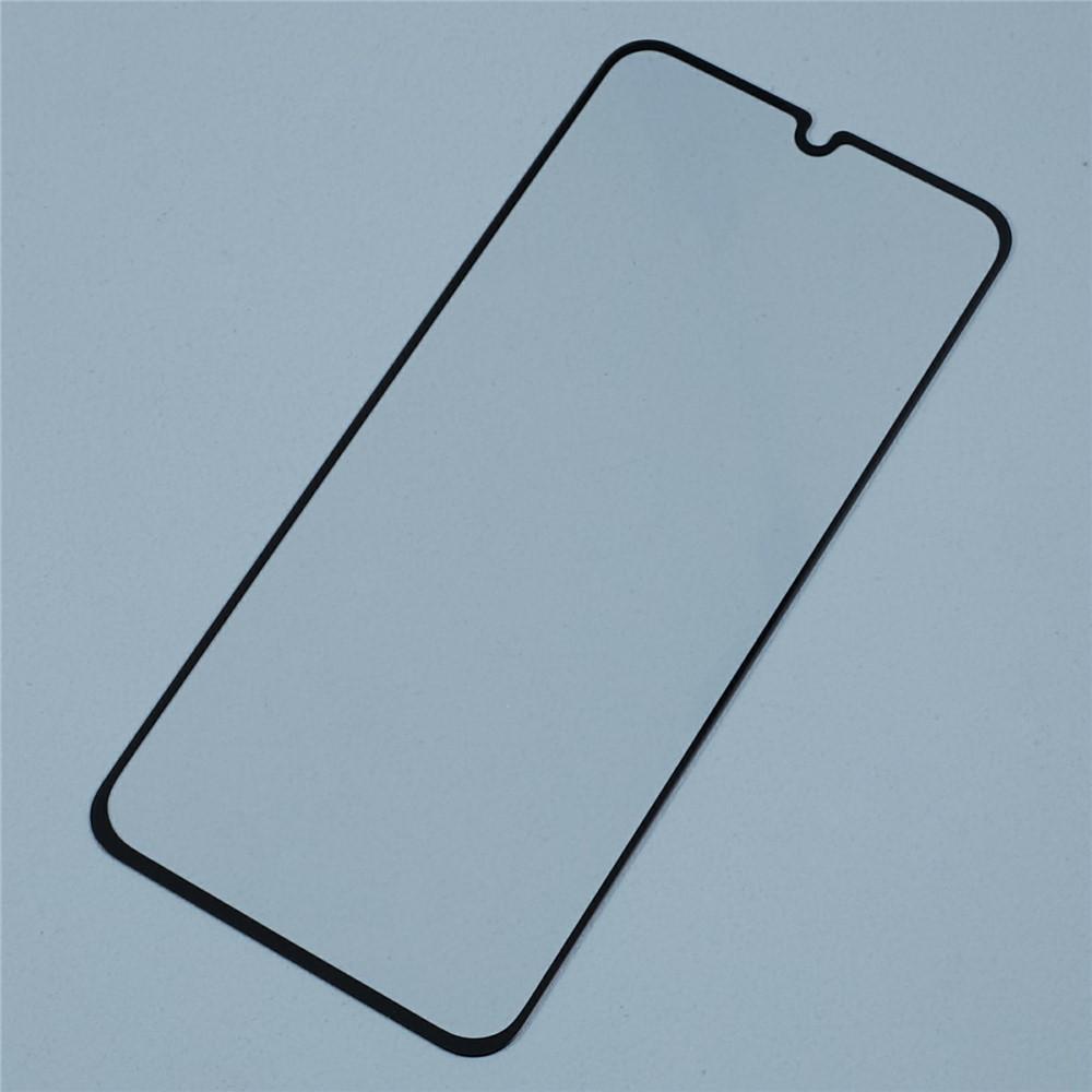 For Samsung Galaxy A24 4G (162.1 x 77.6 x 8.3mm) Tempered Glass Film Silk Printing Full Glue Secondary Hardening Full Screen Protector