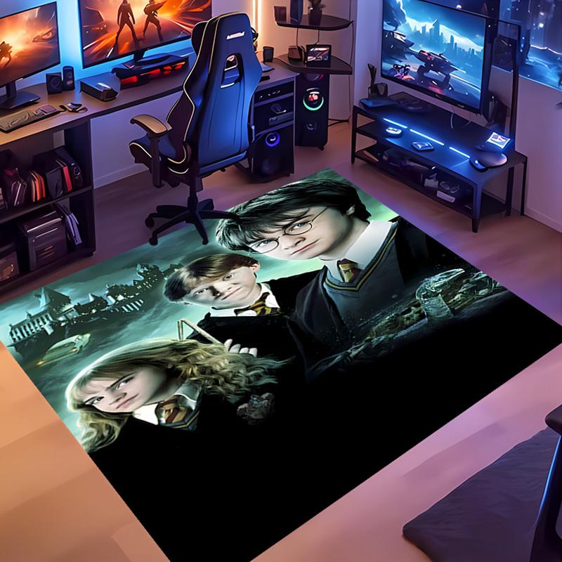 1pc Harry Potter Entrance Mat, Non-Slip Mat Area Rug,Room Decor, Outdoor Decor, Kitchen Rug,Doormat - Machine Washable, Easy to Clean