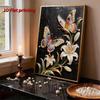 Pearl DIY Butterfly and Flower Art Kits 15.7x19.6inch Gem Art Pearl Painting Kits Without Frame for Adults Gift Idea Home Wall Decor
