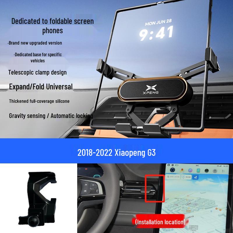 Foldable Air Vent Phone Holder for XPeng G3/P7/P5/G6 Navigation