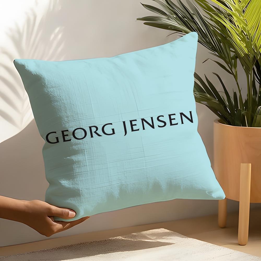 Georg Jensen Pillow Case Linen Cushion Covers For Decorative Sofa Home Pillows Case Car Chair Pillows Cases