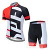 1 Mens Cycling Jersey Shorts Set Breathable Short Sleeve Bike Riding Outfit Road