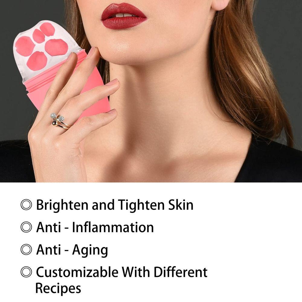 Reusable Facial Massager Beauty Skin Care Tools Ice Cube Trays Upgraded Ice Mold  Eyes and Neck