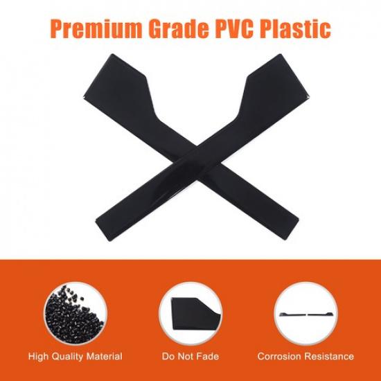 Glossy Piano Black Dashboard side trim sticker For Jaguar F-Type X152 2013-24