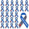 25 Pezzi Spille da Bavero Consapevolezza Diabete Tipo Ingrosso Prevenzione Diabete di Tipo 1 Spille con Nastro Grigio e Blu Diabetico Per Diabetico di Tipo 1 A