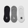 MLB Small Logo Fake Socks 3-Pair Set MLB (Melange Grey)
