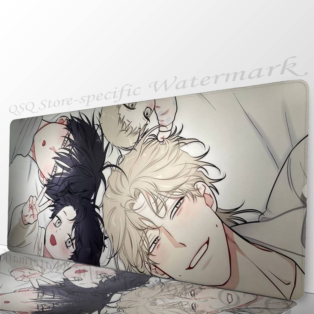 Manga L-Low Tide In Twilight Mousepad Non-slip Suitable For Office Computers Laptops E-sports Game Desk Mats XXL Keyboard