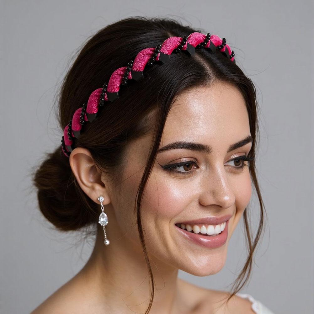 3Pcs Elegant Headband with Teeth Vintage Hairband Decorative Hair Band for Women Hair Accessories