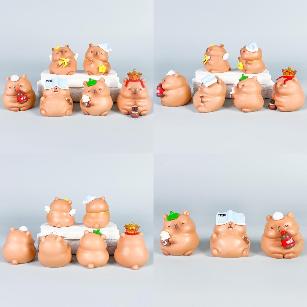 Capybara Pvc Anime Figurine With Cute Appearance For Collectors And Fans