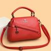 Women's solid color new bag, free premium practical shoulder bag, messenger bag, multi-compartment portable women's bag