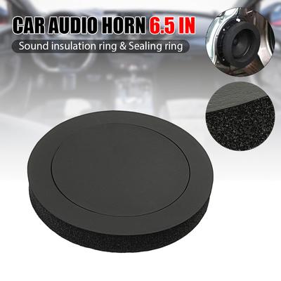 6,5 Zoll Auto-Lautsprecherring Bass Türverkleidung Schallschutz Baumwolle Audio-Lautsprecher Isolierring Sound Selbstklebende Teile