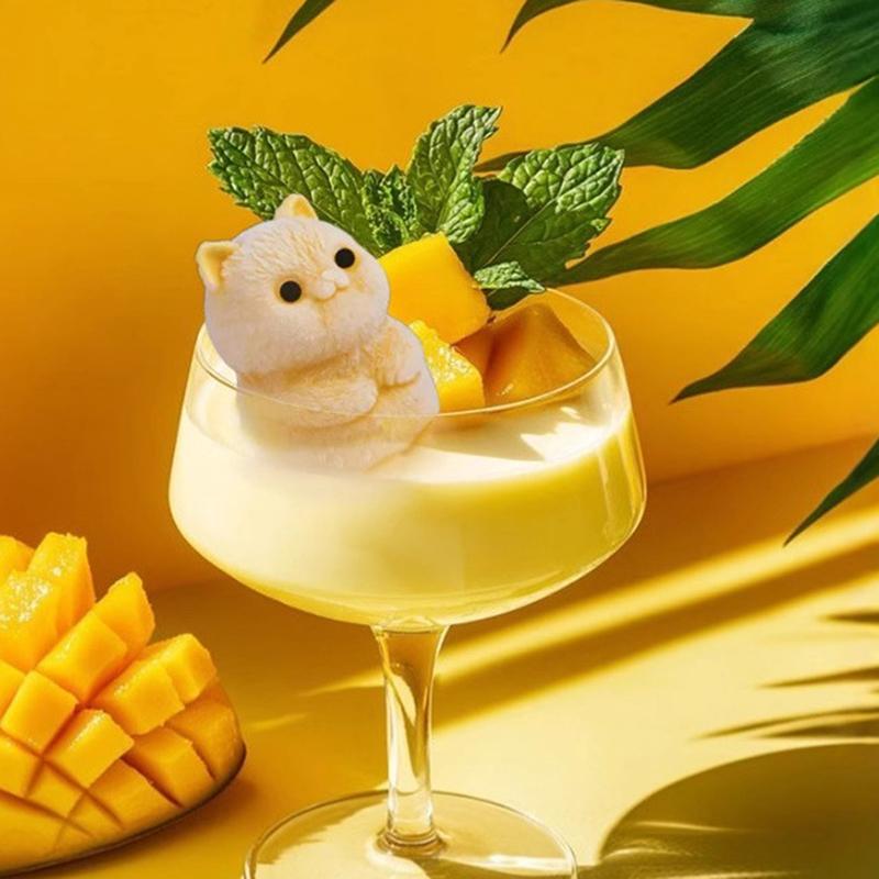 Cat Shape Chocolate Candy Molds Silicone Baking Mold For Chocolate Mousse Pudding Cake Ice Cube Tray Wedding Festival Diy Crafts
