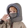 Buffydeer Hat for Girls and Neck Warmer and Fluffy Fleece Warm Cold and Gift One Dark Kids' All-in-One Boys, Mask, Winter, Lining, 360° Warmth, Scarf,