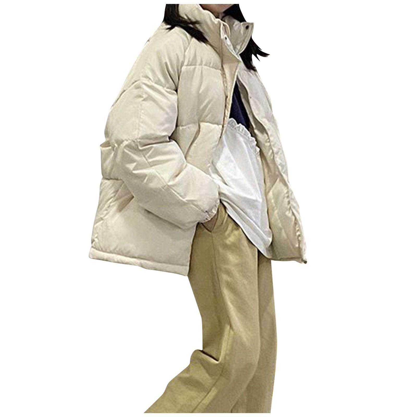 

Пуховик, женская зимняя хлопковая куртка, студенческая свободная утепленная хлопковая куртка, хлебное пальто