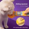 Extended Handle Pet Feeding Spoon Plastic Pet Wet Food Scoop Cat Treat Spoon Feeder  Pet Feeding