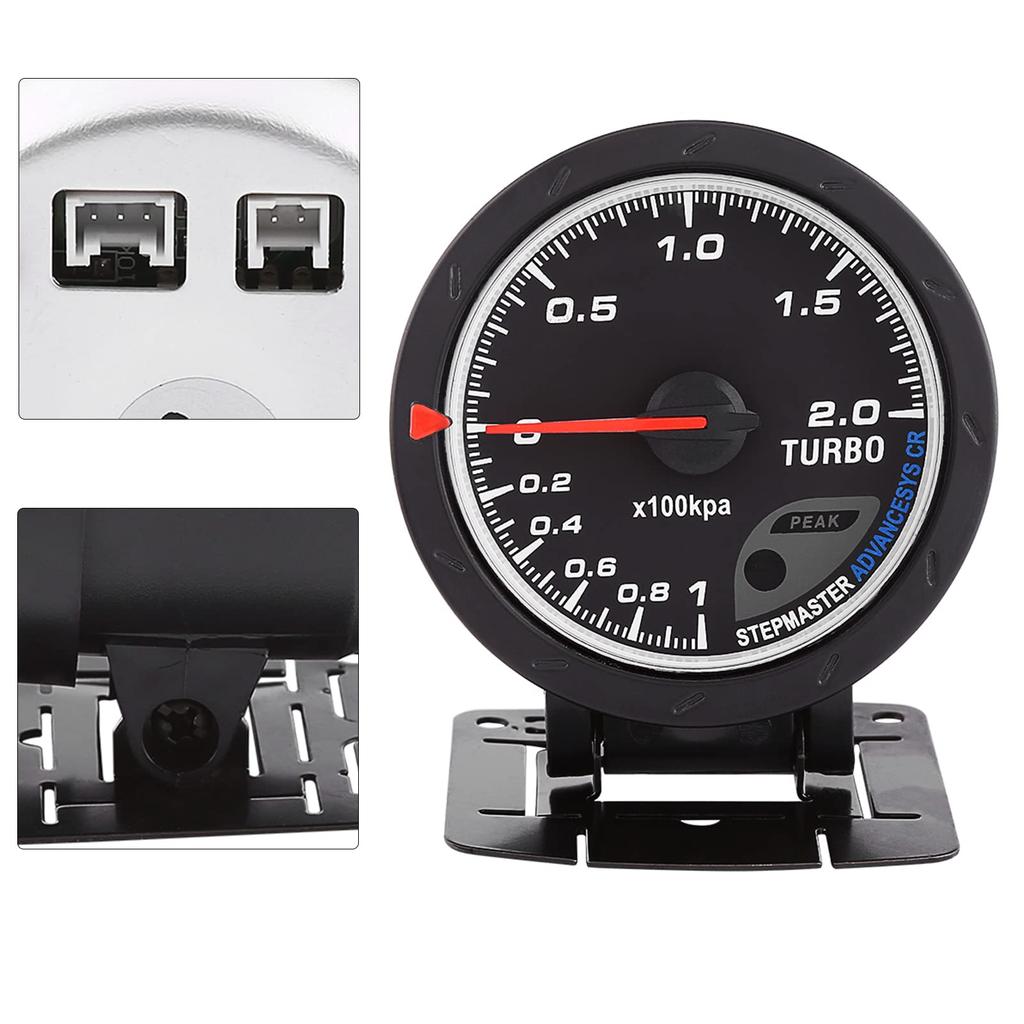 General Purpose 60mm LED Car Boost Gauge Turbo Meter Boost